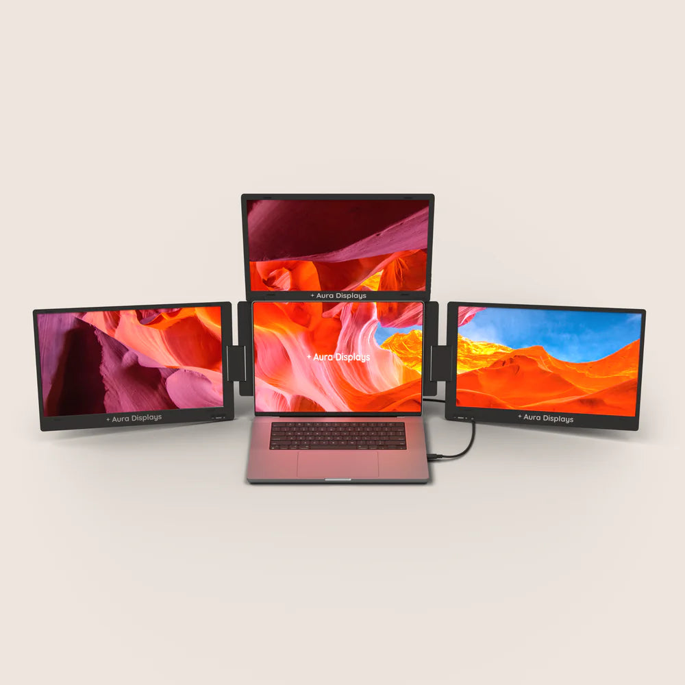 Triple Boost 14 Pro – Triple Screen Laptop Extender  -  تريبـل بوست 14 برو – شاشة ثلاثية للابتوب