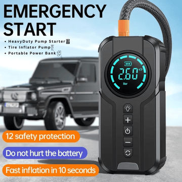 HeavyDuty Jump Starter | Tire Inflator Pump | Portable Power Bank