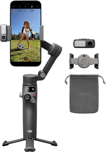DJI Osmo Mobile 8 Phone Stabilizer مثبت تصوير للجوال | Built-in Tripod & Extension Rod | 10h Battery