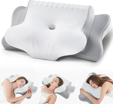 وسادة طبية للرقبة Cervical Pillow – Cooling Ergonomic Memory Foam for Neck Pain Relief