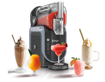 Ninja SLUSHi FS301ME – صانعة المشروبات المجمدة والسموذي | تقنية التبريد السريع | 5 برامج تلقائية | أسود | ضمان سنتين