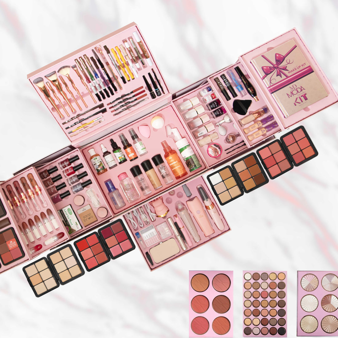 الصندوق المتقدم – 140 قطعة متكاملة لتجربة مكياج وعناية لا مثيل لها